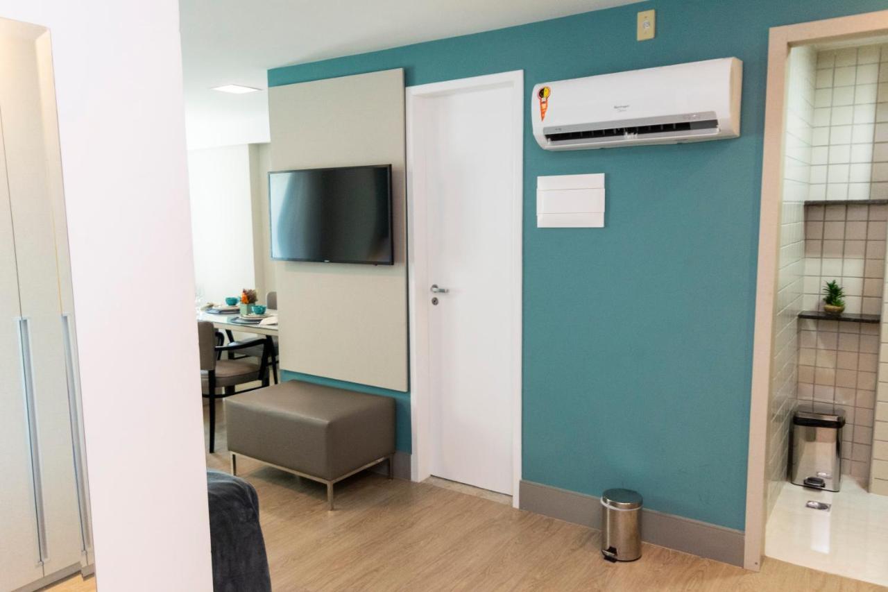 2703 Flat Beira Mar Av Boa Viagem Com Cozinha Aparthotel Recife Exteriör bild